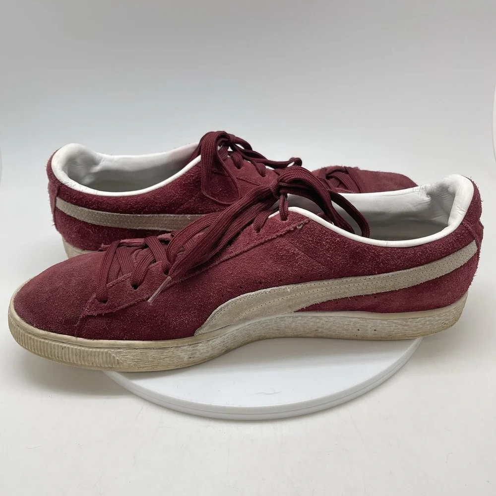 Puma Sneakers Mens 13 Classic XXI Cabernet Red Suede 374915-06‎ Casual Shoes